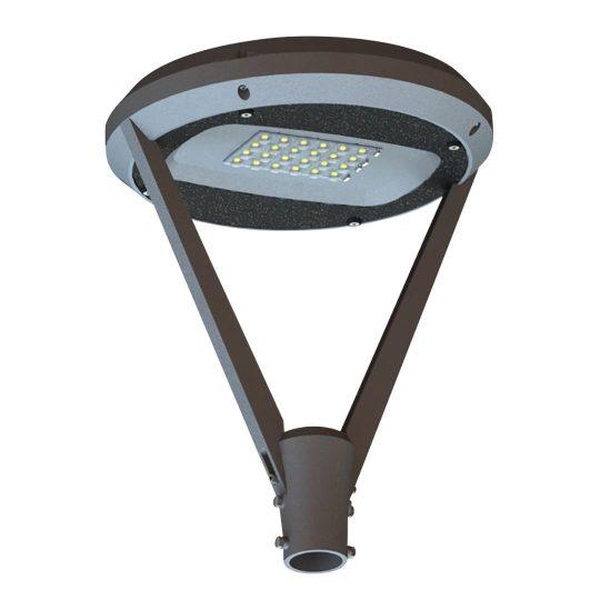 Luminaria Urbana Decorativa LED con Difusor de Vidrio