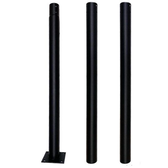 Poste Metálico 3 Metros – Negro